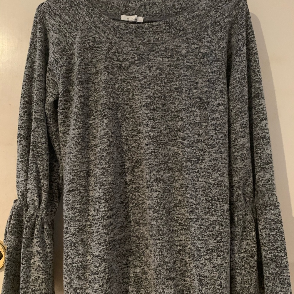 Bell sleeve sweater